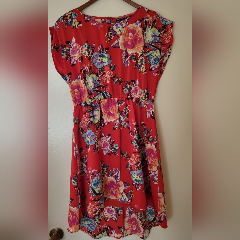 NWOT Papermoon Floral high low dress